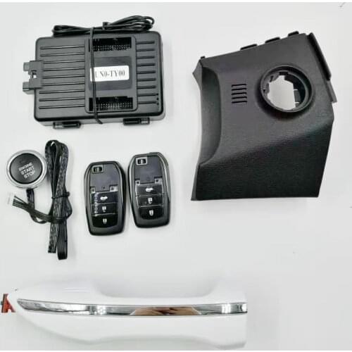 Car Alarm Engine Push Button Start Stop Remote Key Start Stop Keyless Entry Mobile Phone App Start For Toyota Corolla 2014-2018