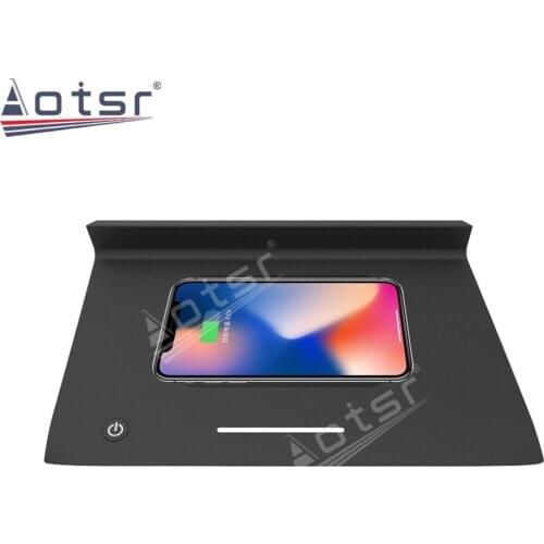 For Volkswagen Tiguan 2017+ Car Wireless Charger QI Intelligent Infrared Fast Charging Phone holder for iPhone Samsung Huawei