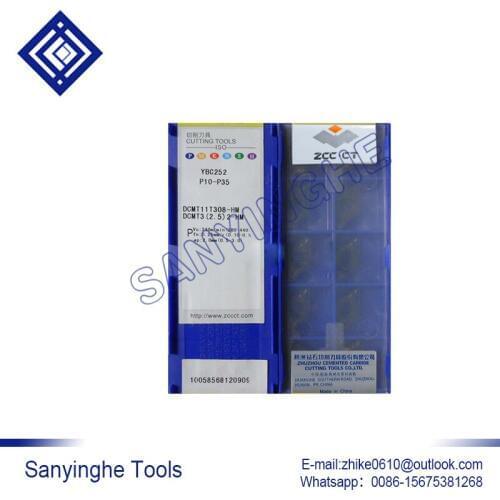 Free shipping high quality sanyinghe 10pcs/lots YBC152 DCMT11T308-HF cnc carbide turning inserts