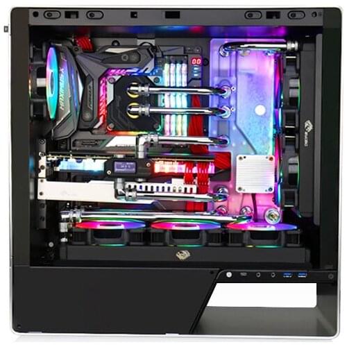 BYKSKI water tank for INWIN 905 case RGB acrylic Distro tank plate support motherboard synchronization RGV-INW-905-P