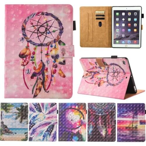 Case For iPad Pro 10.5 2017/iPad Air 2019 Cover Smart leather flower Card slot Tablets Case for iPad Air 3 2019 10.5" case