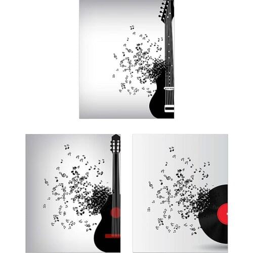 Summit Designs Guitar Wall Decor Poster hd print wall art Photos Electric Acoustic Record Vinyl for home decor