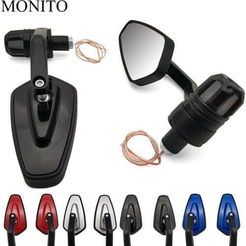 For BMW R1200GS R1200 GS/RT/SE/S/ST Adventure S1000RR 22mm Motorcycle Rear View Handle Bar End Mirrors Side Mirror Turn Signal