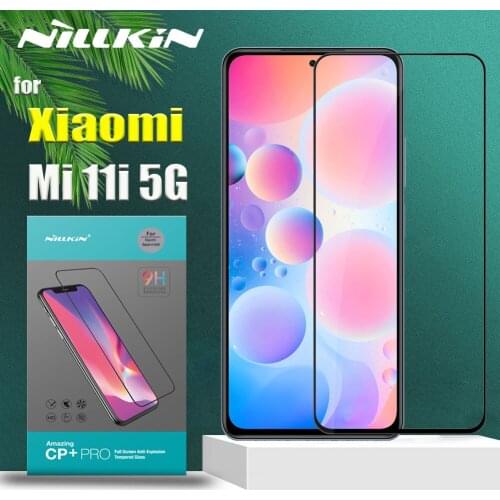 For Xiaomi Mi 11i 5G Tempered Glass Nillkin 9H Hard Full Coverage Clear Safety Protective Glass Screen Protector on Mi11i