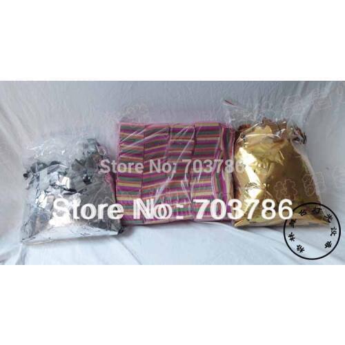 1KG/Bag Confetti Machine Paper Silver Paper For Rainbow Machine Stage Light Work Well ALL confetti machine and confetti cannon