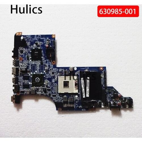 Hulics Original FOR HP DV7-4000 Laptop Motherboard 630985-001 DA0LX6MB6H1 HM55 DDR3 main board