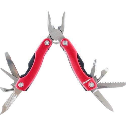 QingGear Multitool Pliers 9-in-1 Mini Compact Pocket Pliers Knife File Screwdriver Bottle Opener Saw Outdoor Camping Kit