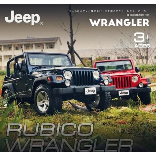 Bburago 1：18 Jeep Wrangler Off-Road Vehicle Alloy Model Details simulation collection gifts Adult toys Free Shipping