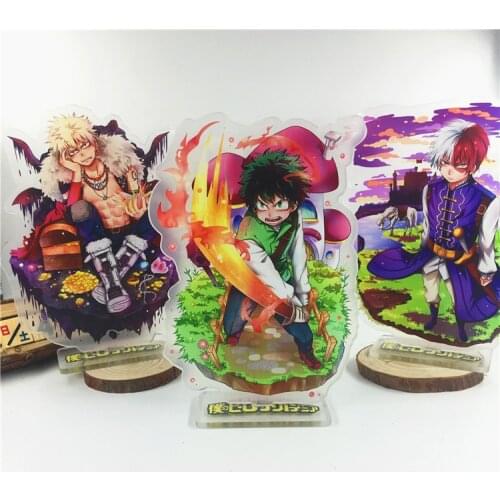 15cm My Hero Academia Anime Boku No Hero Academia Collection Cute Food Cake Fashion Acrylic Keyrings Decoration ornament