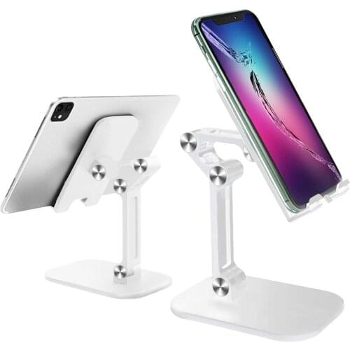 Desk Mobile Phone Holder For IPhone 12 Pro IPad Adjustable Metal Desktop Tablet Holder Universal Table Cell Phone Stand