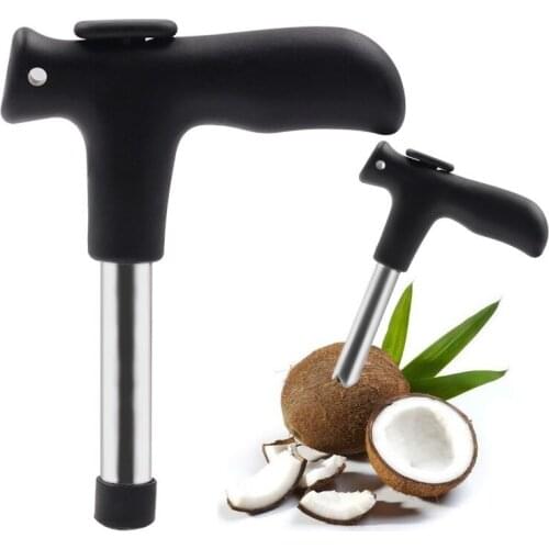 Stainless Steel Coconut Opener Opening Driller Cut Hole Tool Fruit Openers Tools Durable Knife Hole Tool Kitchen Accessaries
