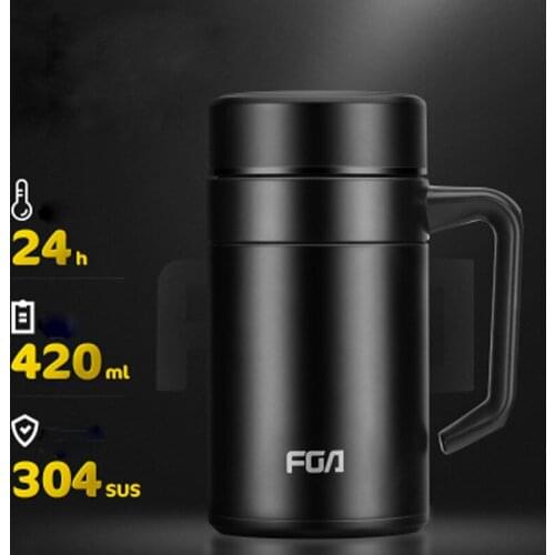 Insulation Cup New Large-capacity Insulation Cup 304 Vacuum Insulation Cup Office Business Cup Insulation Cup With Handle B20063