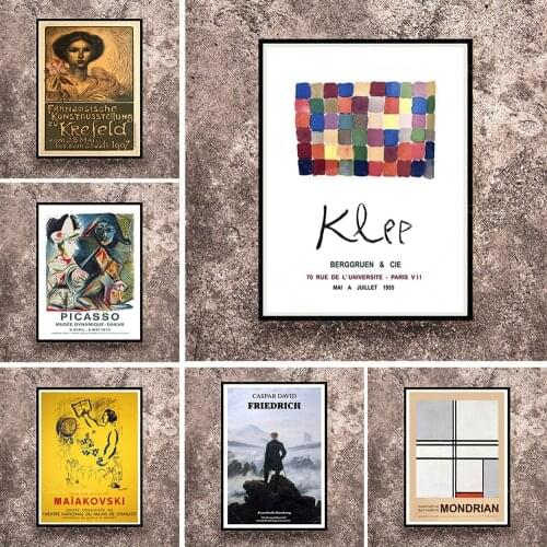 Reprint of a 1949 Vintage French exhibition Poster by Landscape French Artists