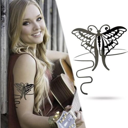 Retro Filigree Butterfly Bracelet Armband Upper Arm Cuff Armlet Belly Dance Women Gift Jewelry Pulseiras Bileklik Bohemian