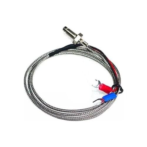 Thread M6 Screw Probe Temperature Sensor Thermocouple K Type Measuring 0-400 Degree 0.5m Cable for PID Controller