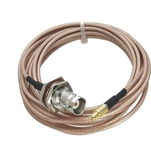 RG316 Cable BNC Female Jack Nut Bulkhead to MCX Male Plug Straight Cable 4inch~10M