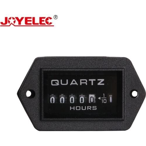 Industrial Excavator Truck Tractor Diesel Engine Hour Meter Counter Rectangular Hourmeter Timer Counter AC220V DC12V 24V 36V
