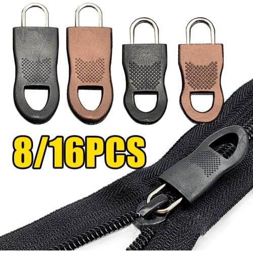 8/16pcs Detachable Zipper Puller for Replacement Clothing Zip Fixer for Backpack Travel Bag Suitcase Zipper Pull Fixer for Tent
