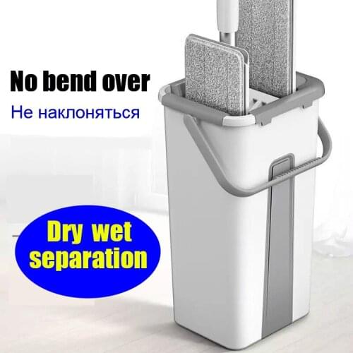 Wring Mop With Bucket For Cleaning Floors Mop Help Spray Lightning Offers Squeeze House Wash Floor Home Clean Lazy Mops Cleaner