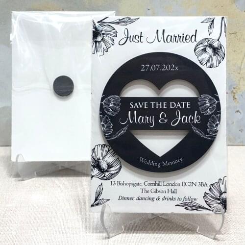 Save the Date Invitation Card Magnet Wedding, Engagement 20 pcs