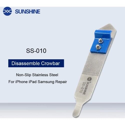 SS-010 Ultra-Thin Precision Non-Slip Stainless Steel Disassemble Tools Disassemble Frame Crowbar For iPhone iPad Samsung Repair
