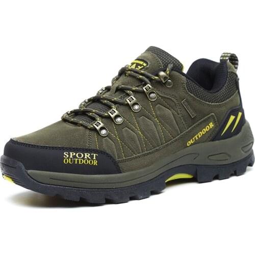 Tactical Outdoor Sport Boots Shoes Military for Men Leather Hunting Tourism Mountain Shoes Lace Up Trail Footwear Winter Sneaker