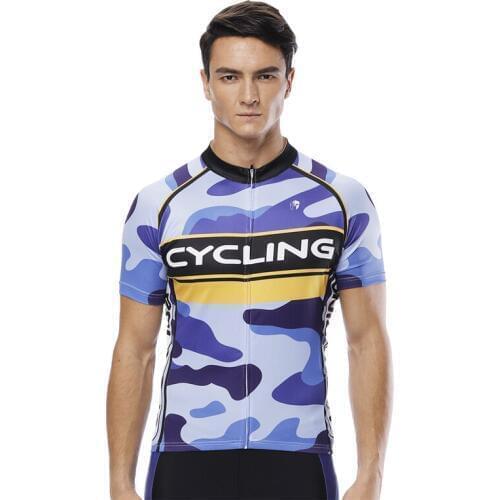 ILPALADINO Bicycle Jersey Shirt Camouflage Short Sleeve Bike Clothes Summmer Cycling Jersey MTB Clothing Ciclismo Bicicleta