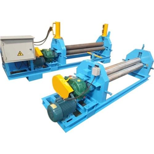 W11 Series 4x2000MM Plate Rolling Or Semi-Automatic 3-Roller Mechanical Bending Machine on Sale