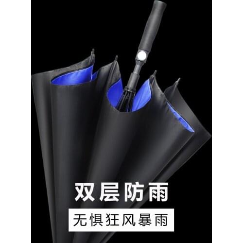 Business Large Umbrella Long Handle Windproof Beach Luxury Adult Golf Umbrella Wedding Car Paraguas Mujer Rain Gear BY50YS