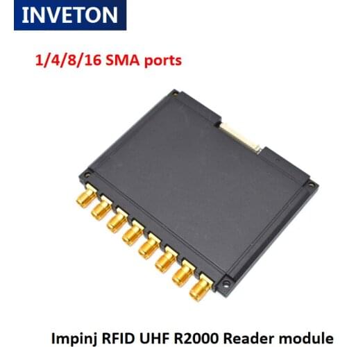 Free English SDK 8ports UHF rfid reader impinj chip TCP/IP RJ45/Ethernet 840-960mhz passive for Marathon/warehouse invnetory