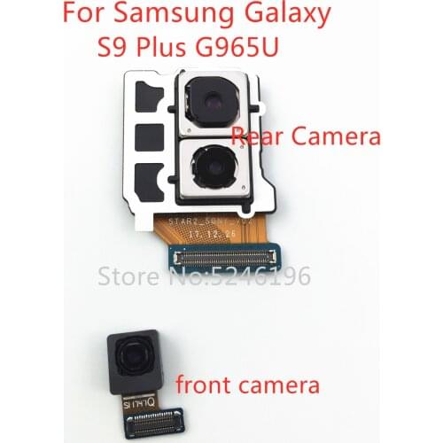 1pcs Back big Main Rear Camera front camera Module Flex Cable For Samsung Galaxy S9 Plus G965U G9650 Replace Part