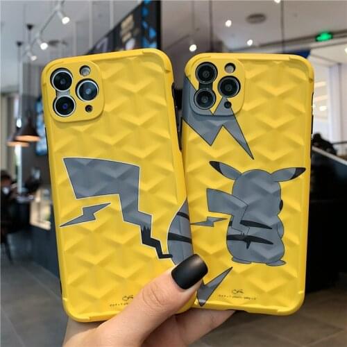 2021 NEW Pokemon Pikachu Mobile Phone Case Cartoon Silicone Protective Cover for iphone7 8 SE X XS XR 11 12 11pro 12pro 12mini