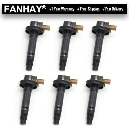 6PCS/Lot Ignition Coils BL3E-12A375-CA BL3E12A375CA for Ford Lincoln Ecoboost Explorer F150 Taurus 3.5L Car Accessories
