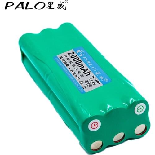 PALO Cleaner Battery 14.4V Ni-MH 2000mAh Vacuum Cleaner Robot Rechargeable Battery Pack For liberoV-M600/M606 V-botT270/271