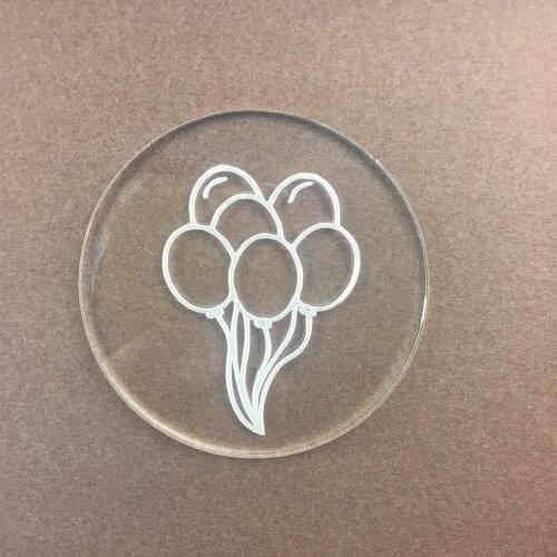 Balloon Acryl Cookie Cutter Kitchen Baking Supplies Cake Icing Decoration Tools Set All Kinds Of Cartoon Patterns 3D Custom