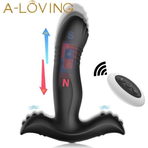 Anal Vibrators For Men Couple Vibrating Prostate Massager Women Vagina Stimulator Dildos Remote Control Male Butt Plug Sex Toys