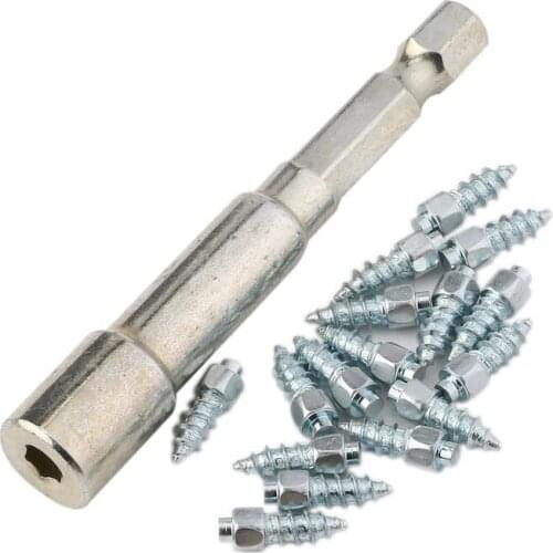 100-500 Pcs 4x12mm Non-Slip Tungsten Steel Nails Wheel Nails Durable Tire Boltsbolts For Tires Premium Car Atv Winter Emergency