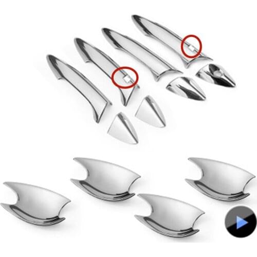 ABS Chrome Door Handle Bowl Door handle Protective covering Cover Trim for HYUNDAI ELANTRA 2011-2020