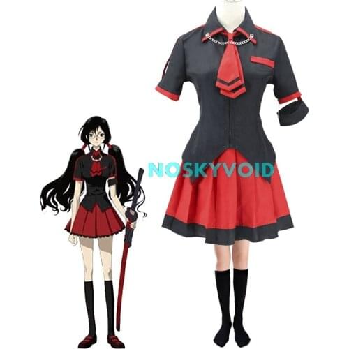 Kisaragi Saya Cosplay Sailor Suit BLOOD-C Costumes Girls JK Uniform Skirts Saya Costume Halloween Party Performance Dress