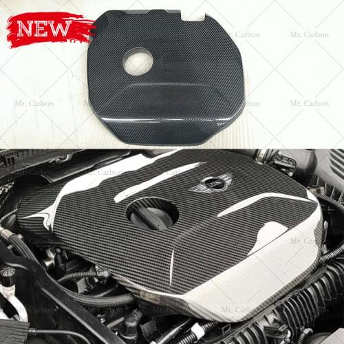 FOR MINI F56 COOPER S OEM CARBON FIBER ENGINE COVER TRIM BODY KIT TUNING PART FOR F56 CARBON ENGINE MOTOR COVER RACING