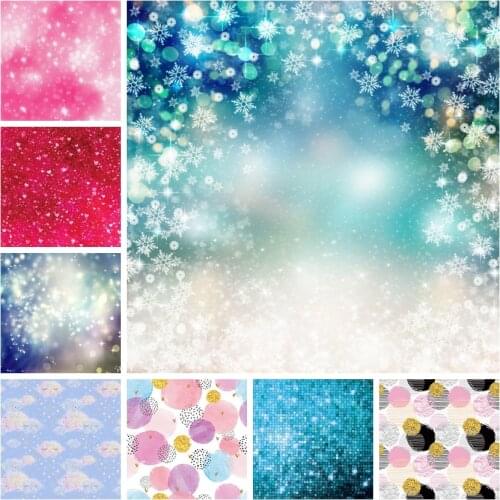 Laeacco Dreamy Sky White Clouds Stars Photo Backgrounds Baby Shower Portrait Birthday Photography Backdrops For Photo Studio