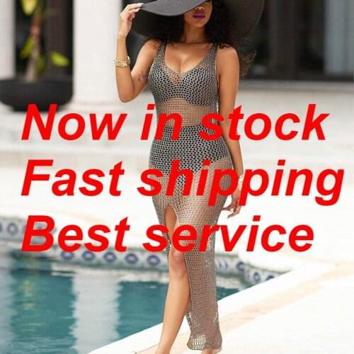 Summer Sexy Womens Cover-Ups Crochet Hollow Out Blouse Beach Bikini Cover Up Ladies Boycon Swimsuit Swimwear Slim Dress