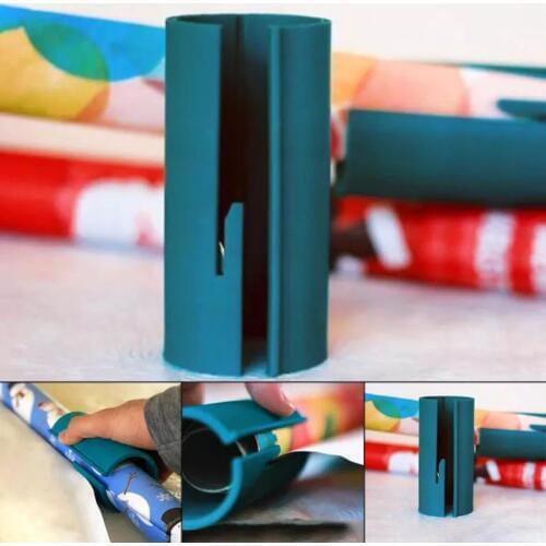Mini Sliding Wrapping Paper Cutter Wrapping Paper Roll Cutter Cuts Christmas Craft Quick Seconds Wrap Paper Cutting Tools
