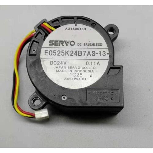 DC Mini Blower,New Original 5025 24V 0.11A E0525K24B7AS-13 50X50X25mm Turbine Cooling Fan