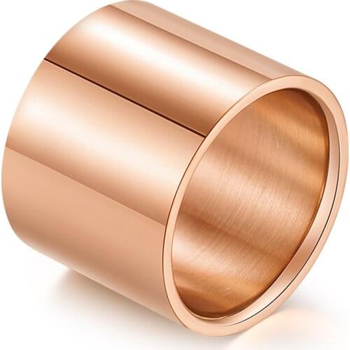 Male Men Big Large Thumb Rings Silver Black Rose Gold Color Stainless Steel Fashion Jewelry Size 7 8 9 10 11 12 13 14