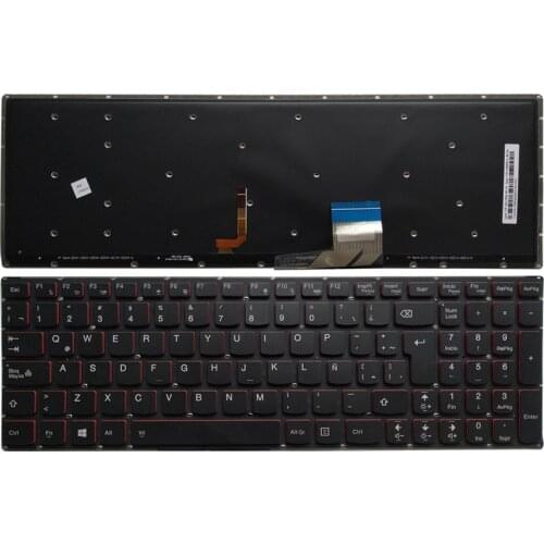 NEW SP keyboard for Lenovo Y50 Y50-70 Y50-70A Y50-70AM-IFI laptop Keyboard SP Spanish Backlit keyboard no frame