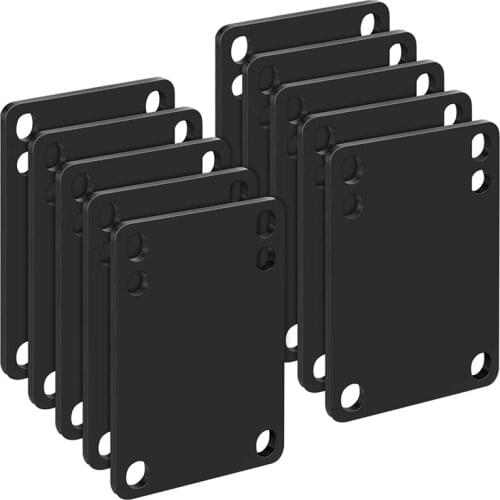 New-10 Pcs 3 mm Skateboard Riser Shock Pads Longboard Rise Pads Skateboard Shock Pads Soft Longboard Shockpads