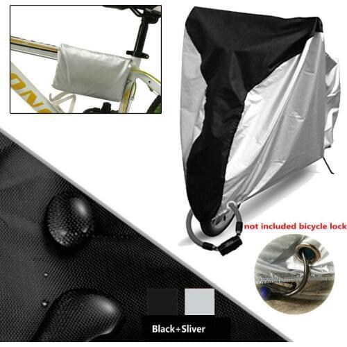 New Bike Rain Dust Cover Waterproof Outdoor Bicycle Protector Gray For Bike Bicycle Utility Cycling Outdoor Bicycle Protector