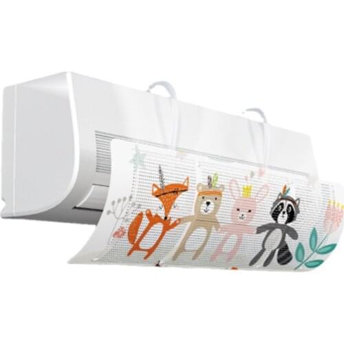 Adjustable Air Conditioning Cover Wind Deflector Windshield Air Conditioner Tools Air Baffle Shield Home Office Accessories