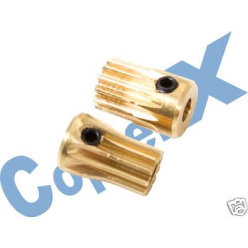 2 x 3.17 mm shaft motor gear pinion 13T for T-rex 450